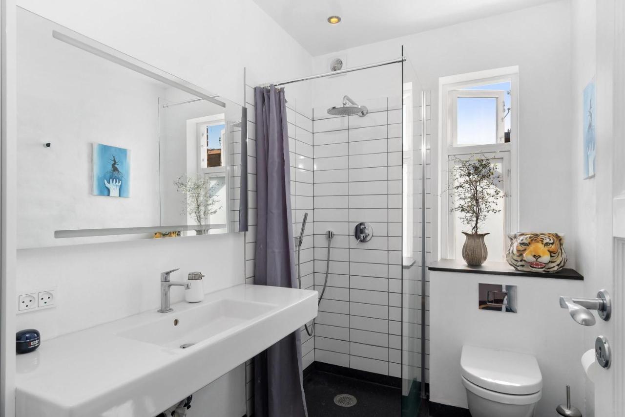 Beautiful Private Apartment, With Garden, Roof Terraze, 150 Square M, 2 Floors, 2 Bedrooms And An Extra Bed In The Livingroom Århus Exteriör bild